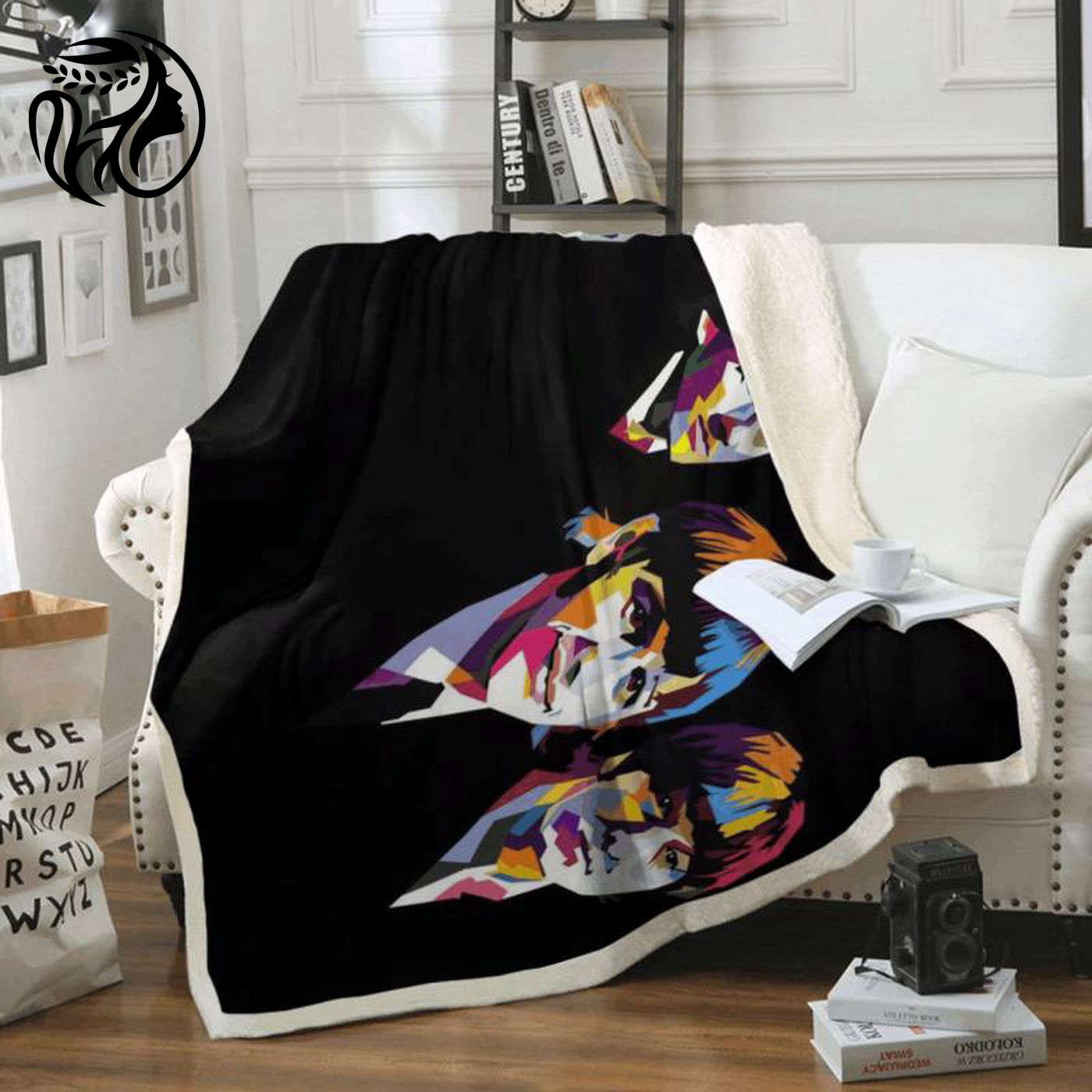 The Beatles Band: Legendary English Rock Art Fleece Blanket – Cozy Tribute for Fans!