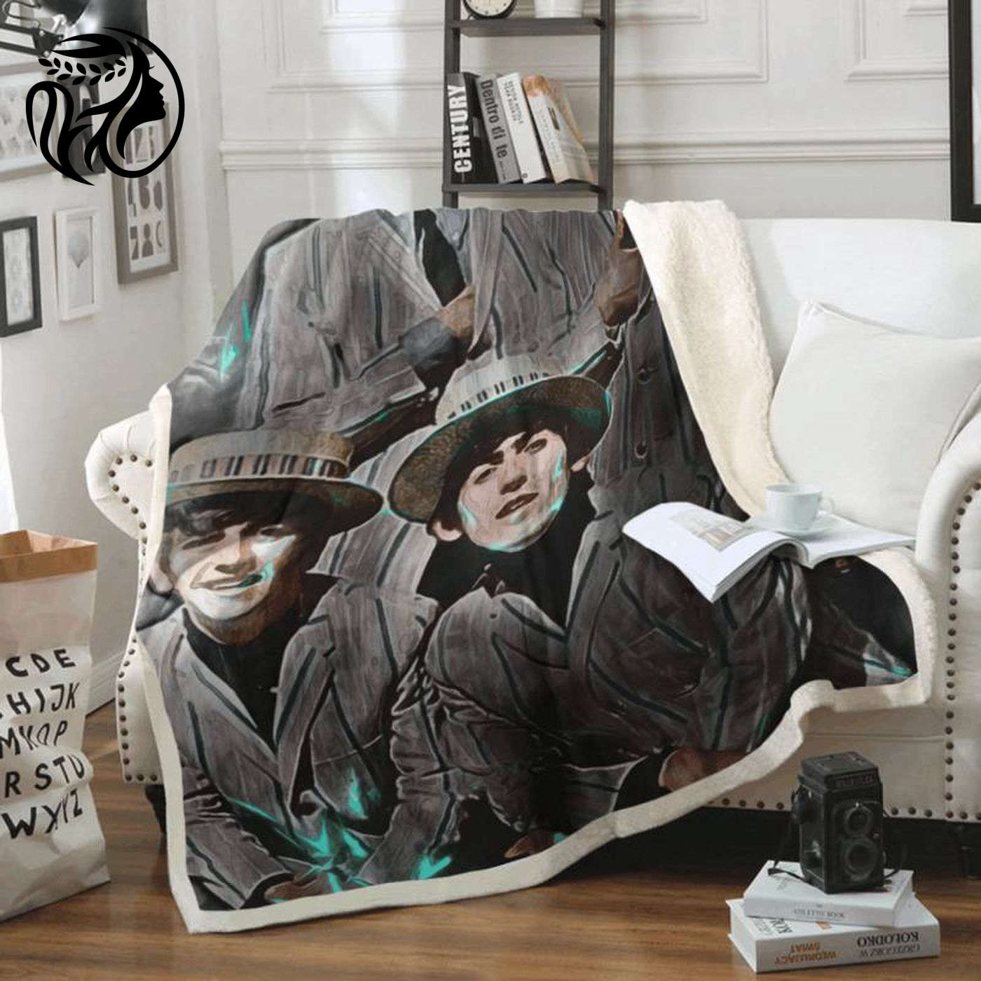 The Beatles Come Together Fleece Blanket: Iconic Album Art for Cozy Beatles Fans