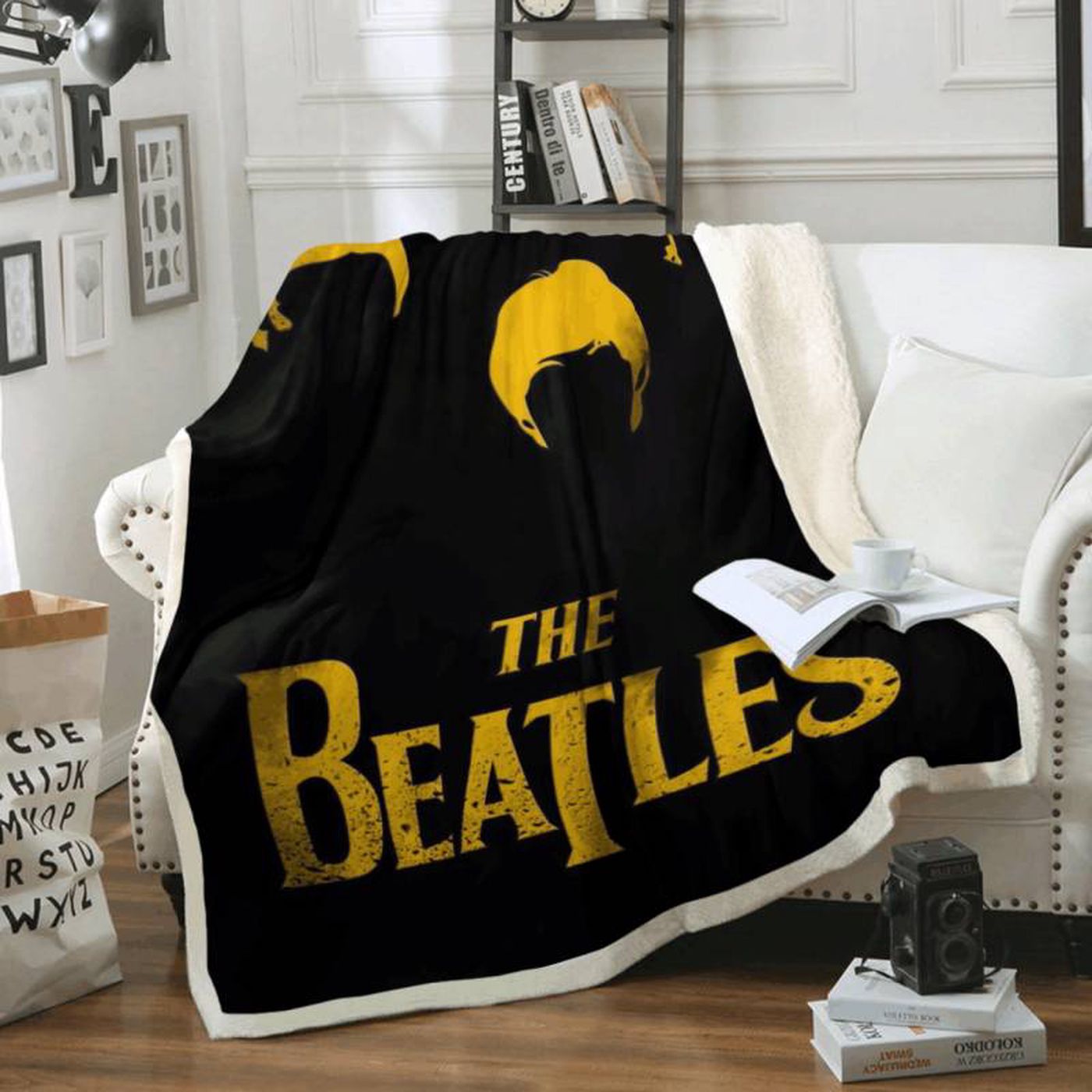 Cozy Up with The Beatles Come Together Song Art Fleece Blanket – Perfect for Music Lovers!
