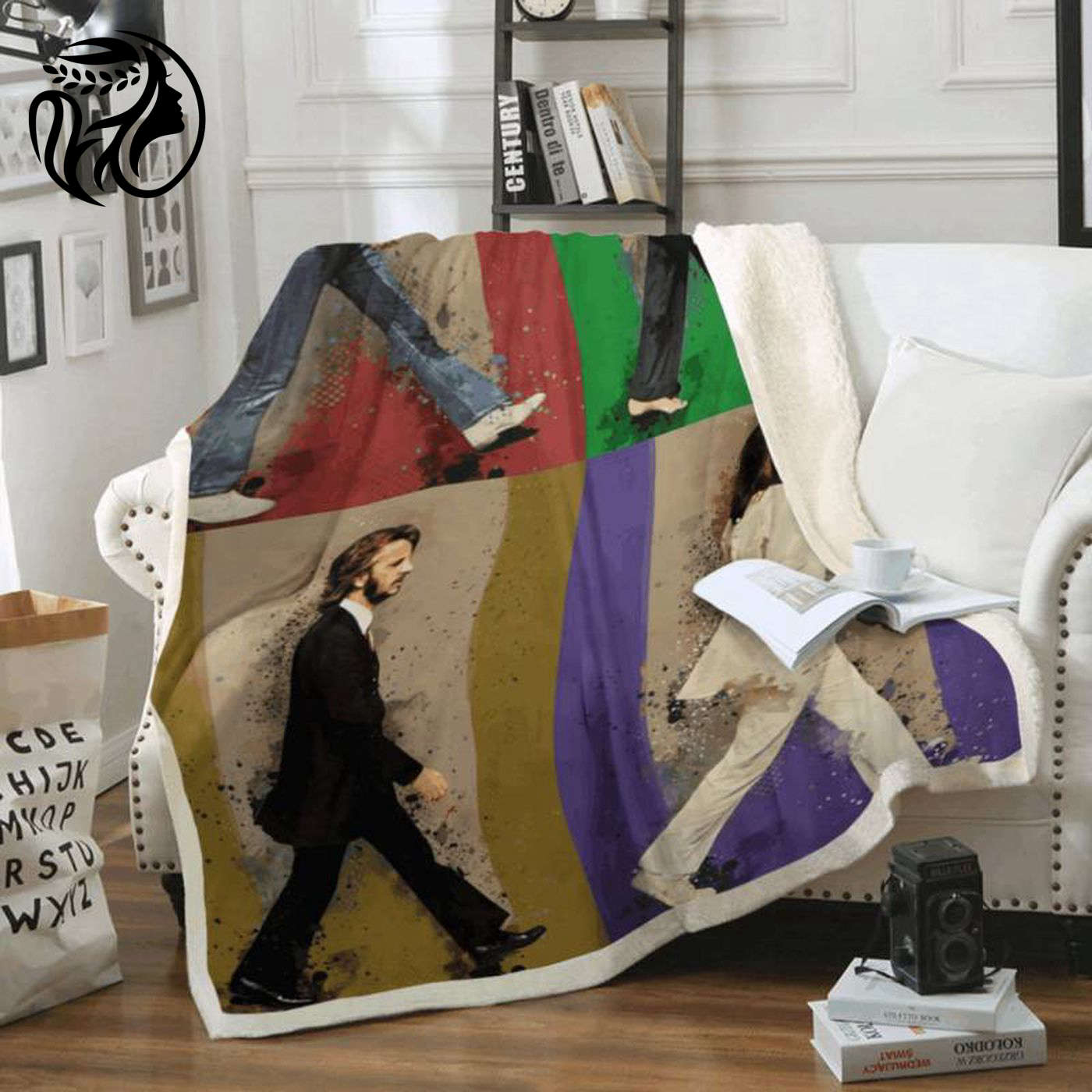 The Beatles Eleanor Rigby Fleece Blanket: Iconic Album Art Design for Beatles Fans