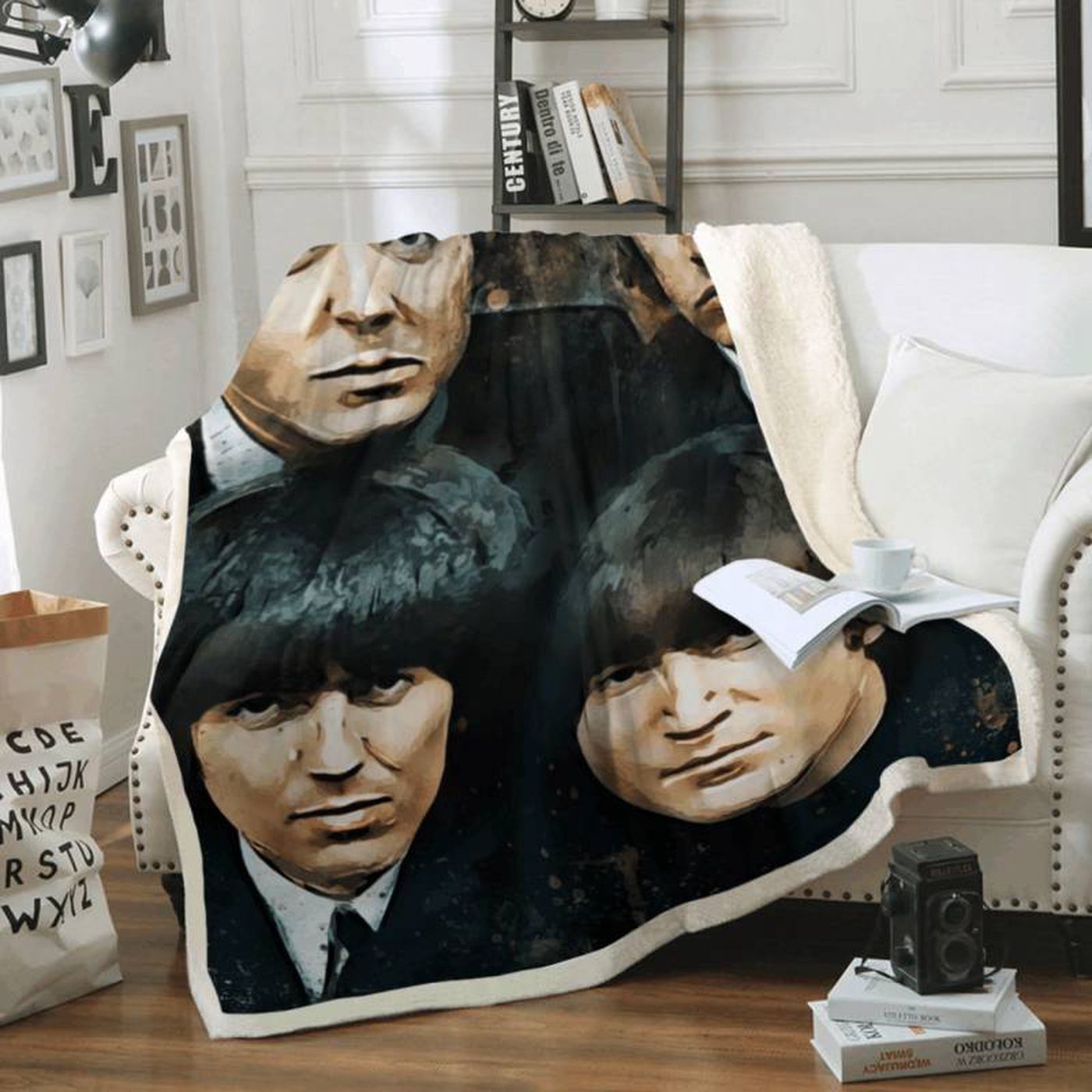 The Beatles Eleanor Rigby Song Art Fleece Blanket: Cozy Music-inspired Decor for Beatles Fans The Beatles Eleanor Rigby Song Art Fleece Blanket: Cozy Music-inspired Decor for Beatles Fans