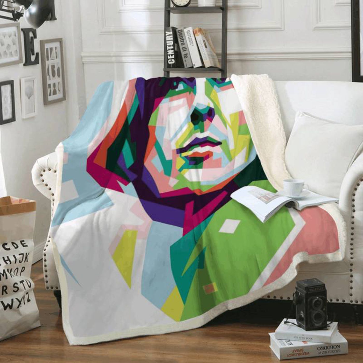 The Beatles George Harrison Band Art Fleece Blanket – Cozy Music Memorabilia for Fans
