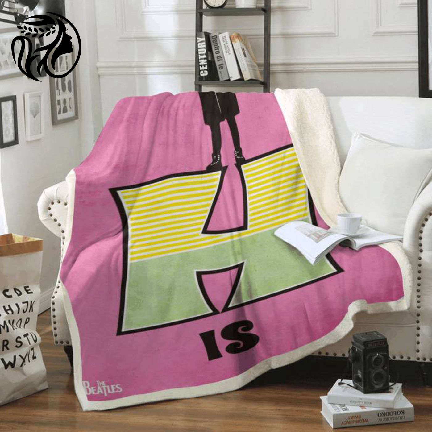 The Beatles Help H Fleece Blanket: Cozy Tribute to the Iconic Band!