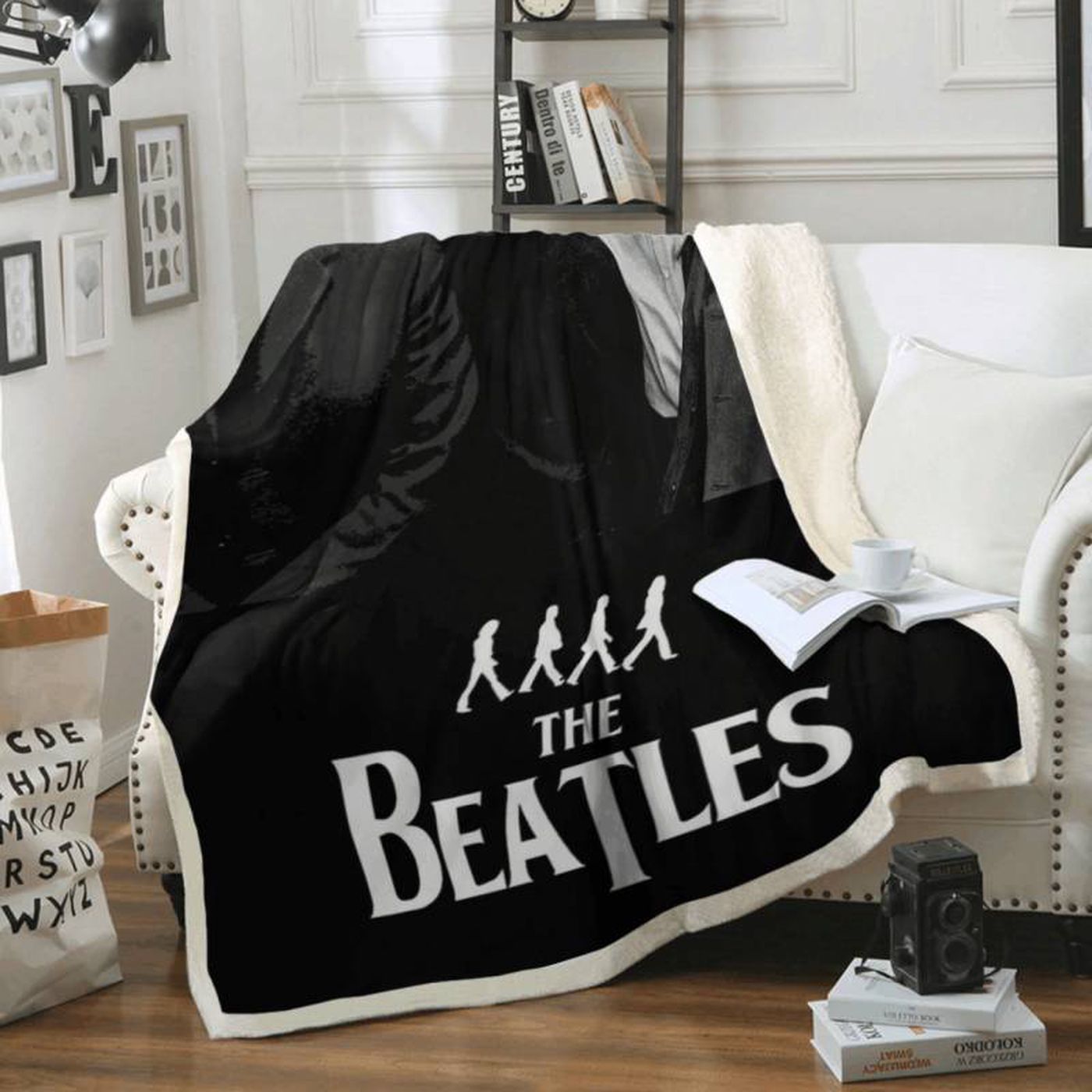The Beatles Here Comes the Sun Fleece Blanket: Artful Nostalgia for Music Lovers