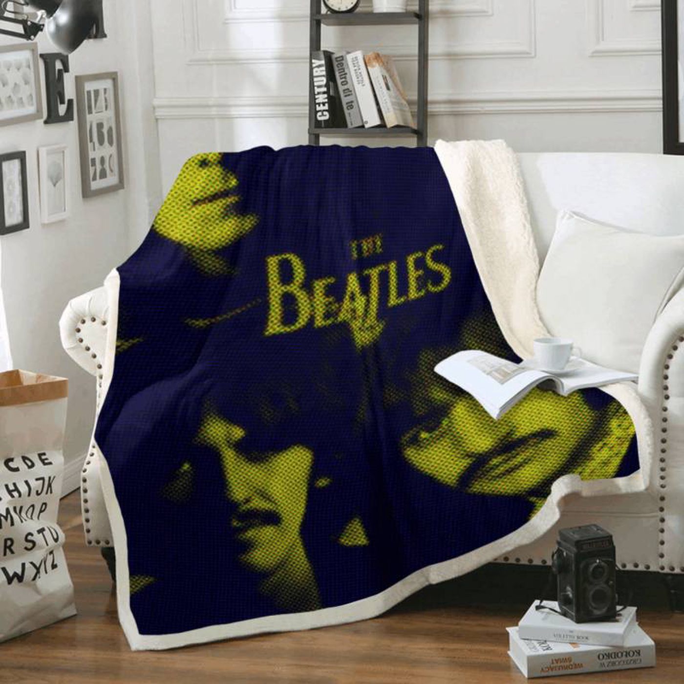 The Beatles Here Comes the Sun Fleece Blanket: Iconic Song Album Art for Ultimate Comfort