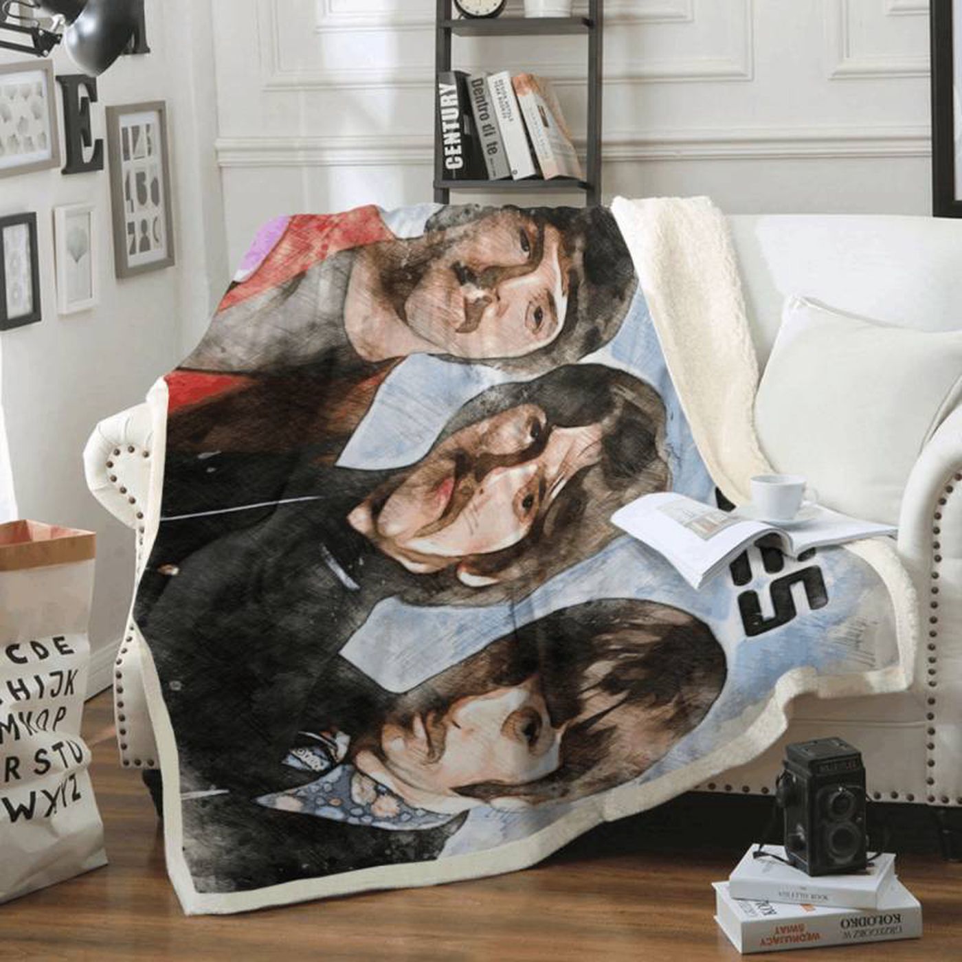 The Beatles In My Life Art Fleece Blanket: Cozy Tribute to the Iconic Band The Beatles In My Life Art Fleece Blanket: Cozy Tribute to the Iconic Band