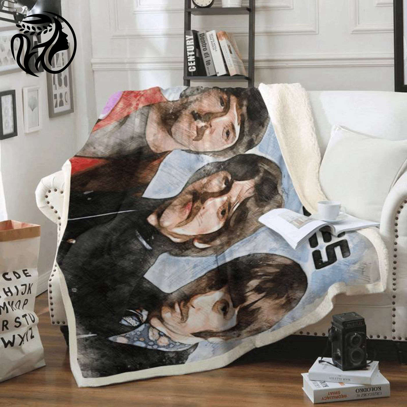 The Beatles In My Life Art Fleece Blanket: Cozy Tribute to the Iconic Band