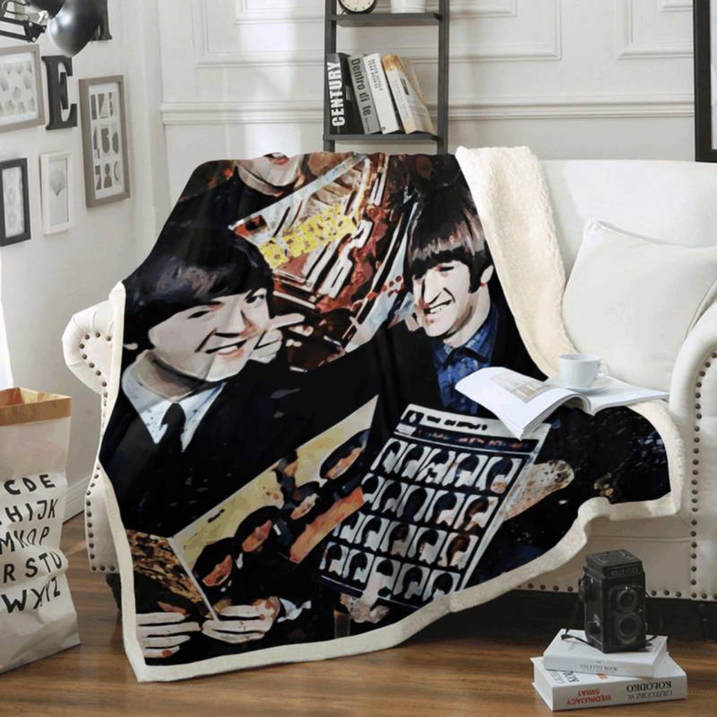 The Beatles In My Life Fans Fleece Blanket: Cozy Tribute to the Legendary Band!