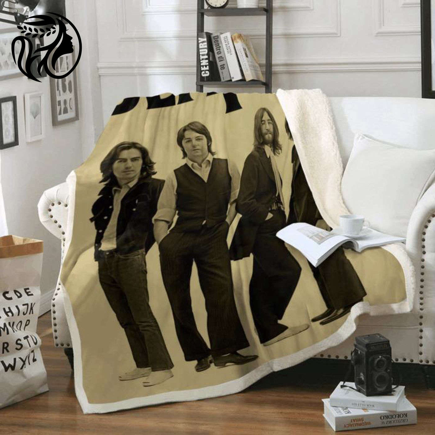 The Beatles In My Life Song Art Fleece Blanket: Cozy Tribute to Iconic Band