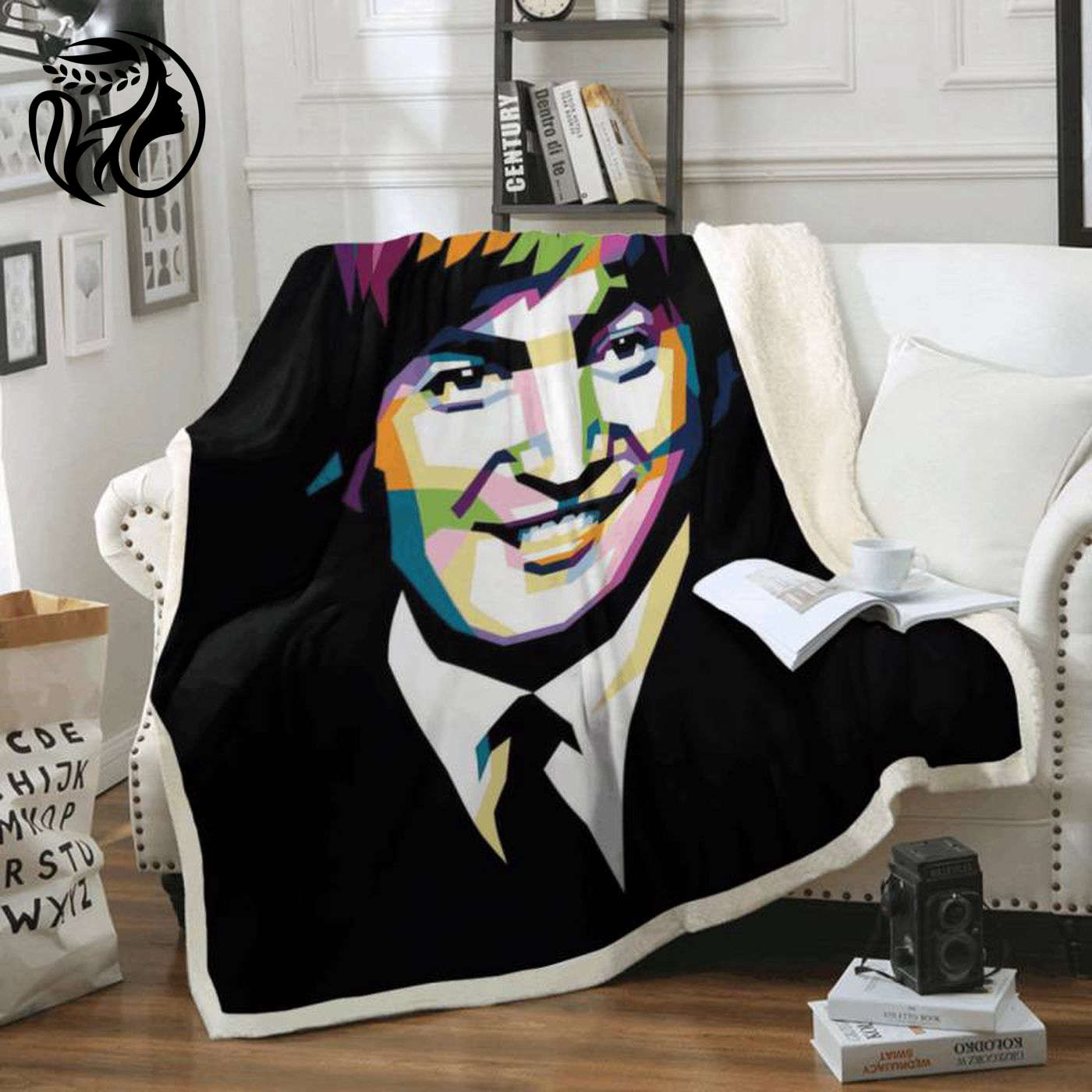 Beatles John Lennon Fleece Blanket: Iconic Rock Band Legend for Fans - Get Yours Now!