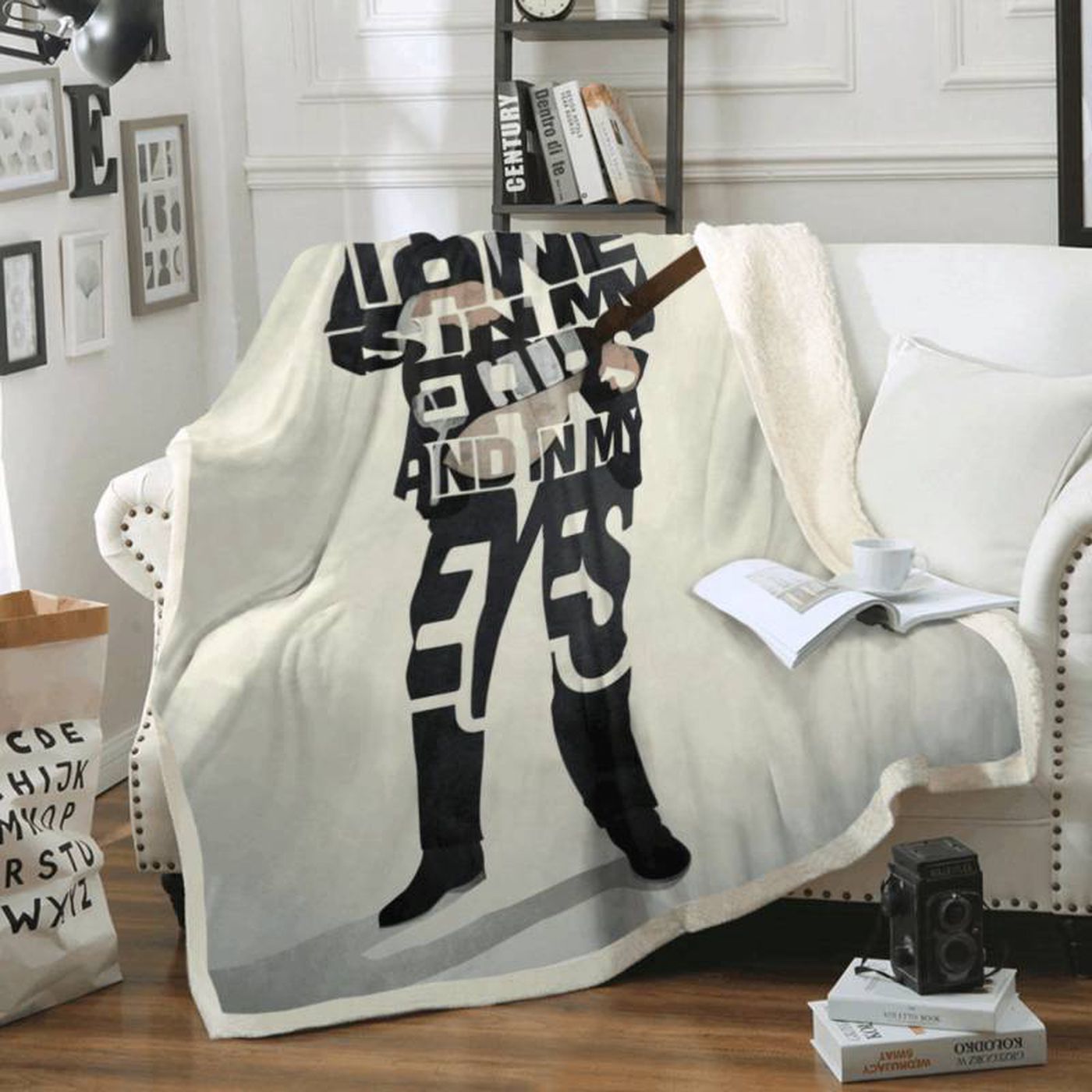The Beatles Legend Music Fleece Blanket – In My Eyes Art Cozy & Stylish Gift