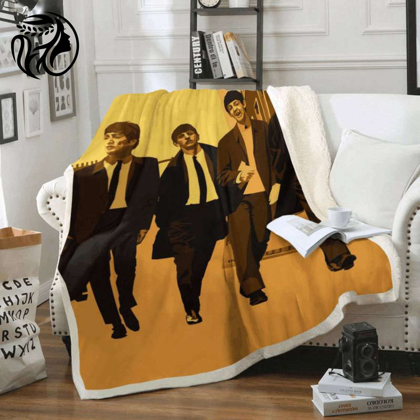 The Beatles Let It Be Song Art Fleece Blanket: Cozy Tribute to Iconic Band!