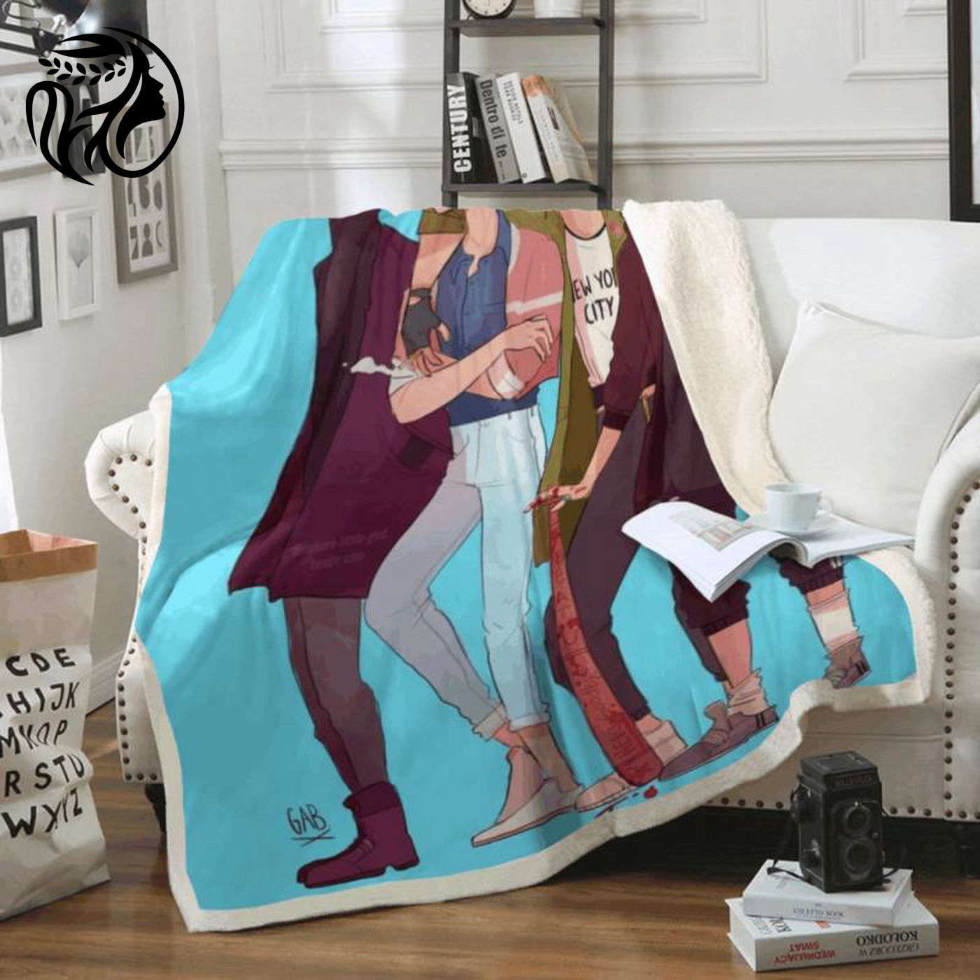 Beatles Pepperland Art Fleece Blanket: Unique Tribute to Lost Member Limited Edition Design