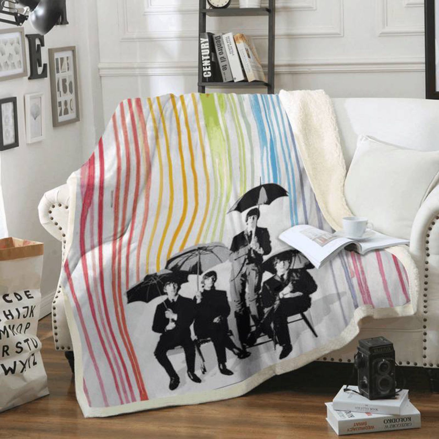 The Beatles Member Pop Art Fleece Blanket: For Fans Stylish & Cozy