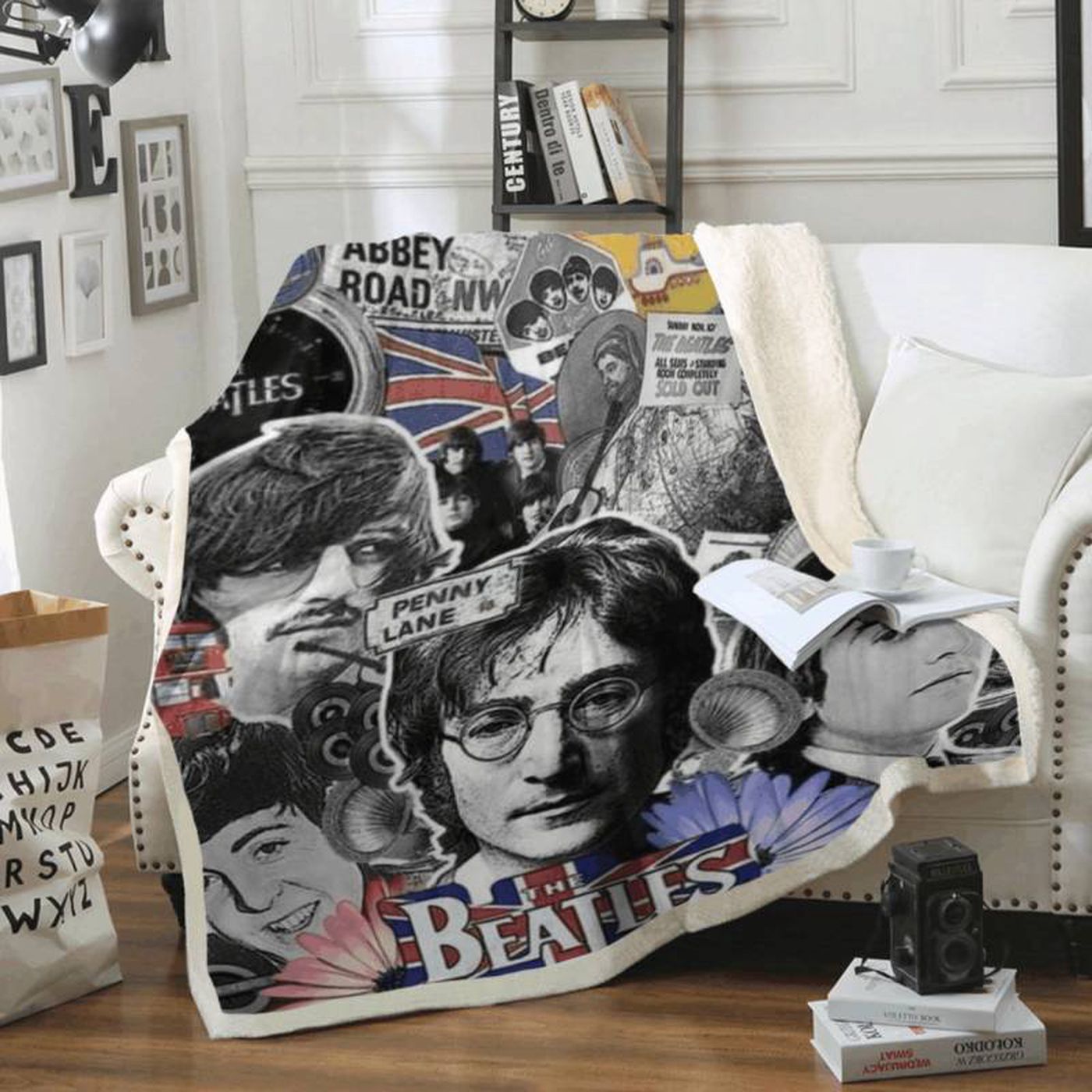 The Beatles Members Band Art Fleece Blanket: Nostalgic Memories for Fans