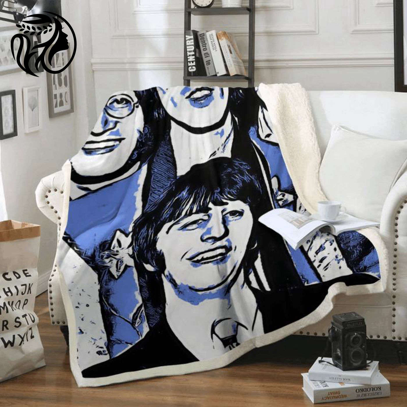 Beatles Rock Band Art Fleece Blanket – The Beatles Members Tribute