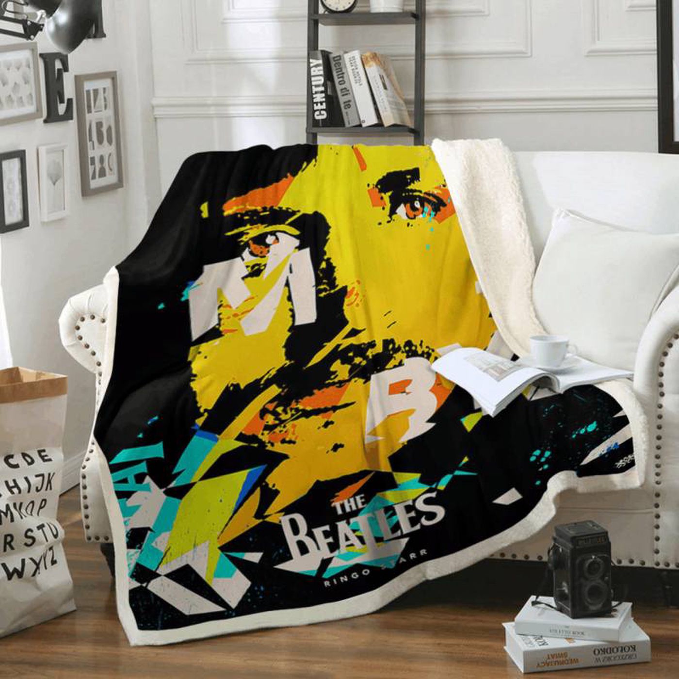 The Beatles Ringo Starr Art Fleece Blanket – Perfect for Fans – Limited Edition