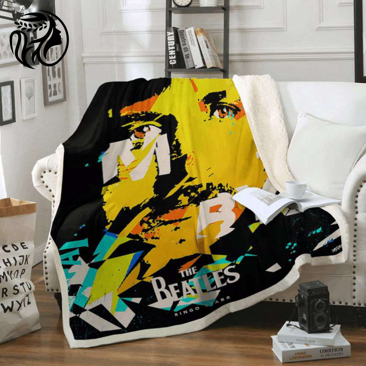 The Beatles Ringo Starr Art Fleece Blanket – Perfect for Fans – Limited Edition