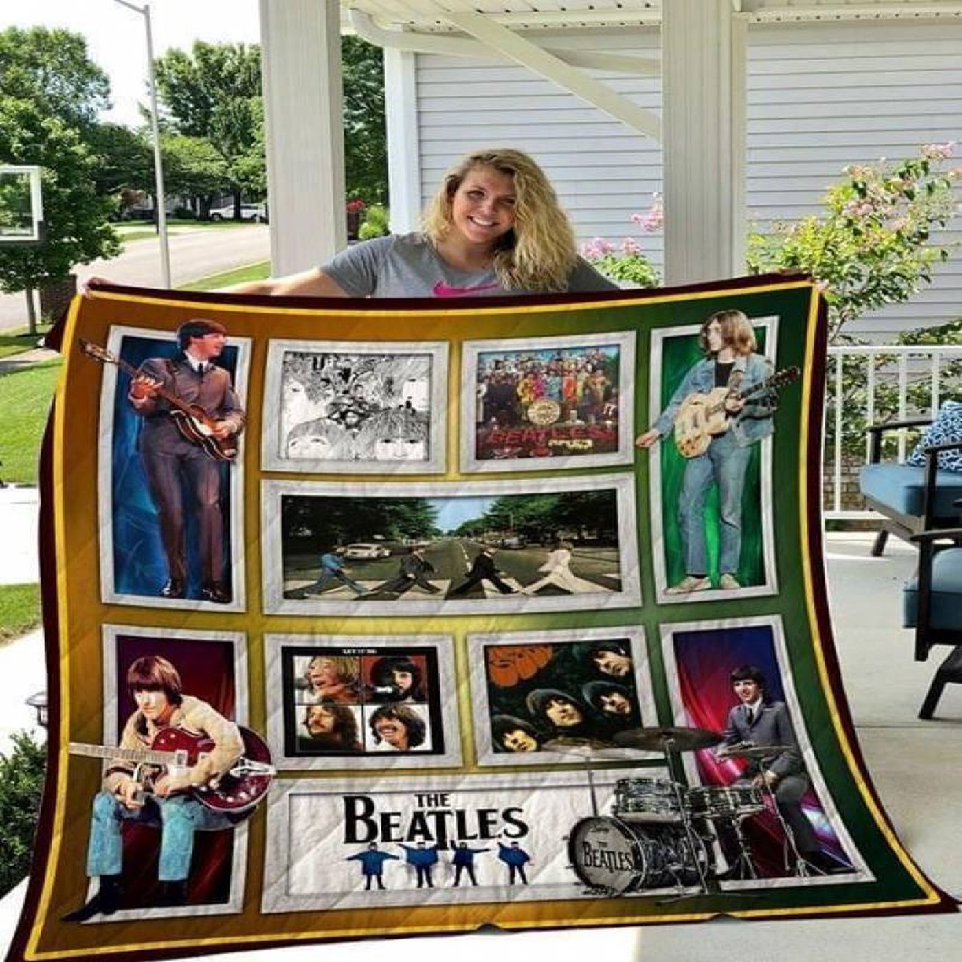 The Beatles Moments Quilt Blanket: A Must-Have for Beatles Fans!