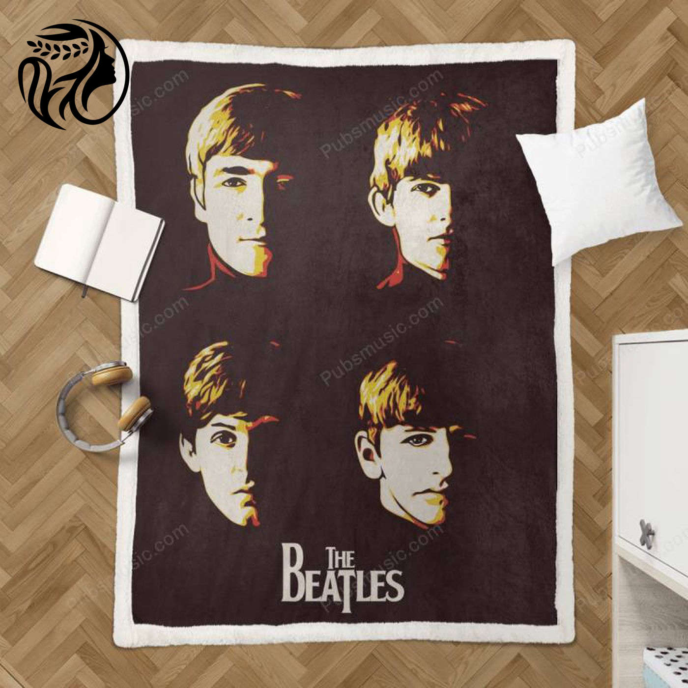 The Beatles Musicians Sherpa Fleece Blanket – Cozy Tribute to the Legendary Band!