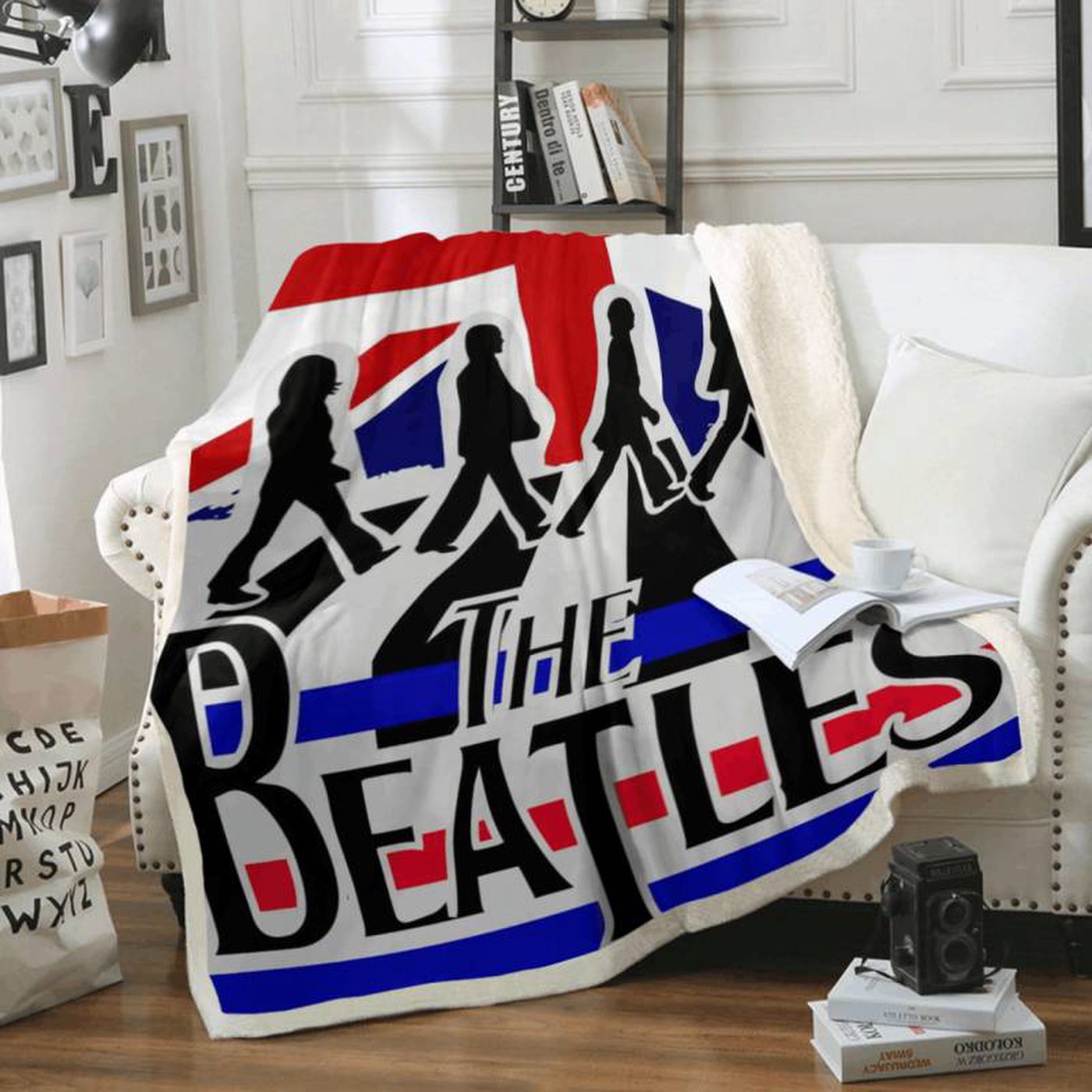 The Beatles Abbey Road Fleece Blanket: For True Fans of the Iconic Band! Shop Now