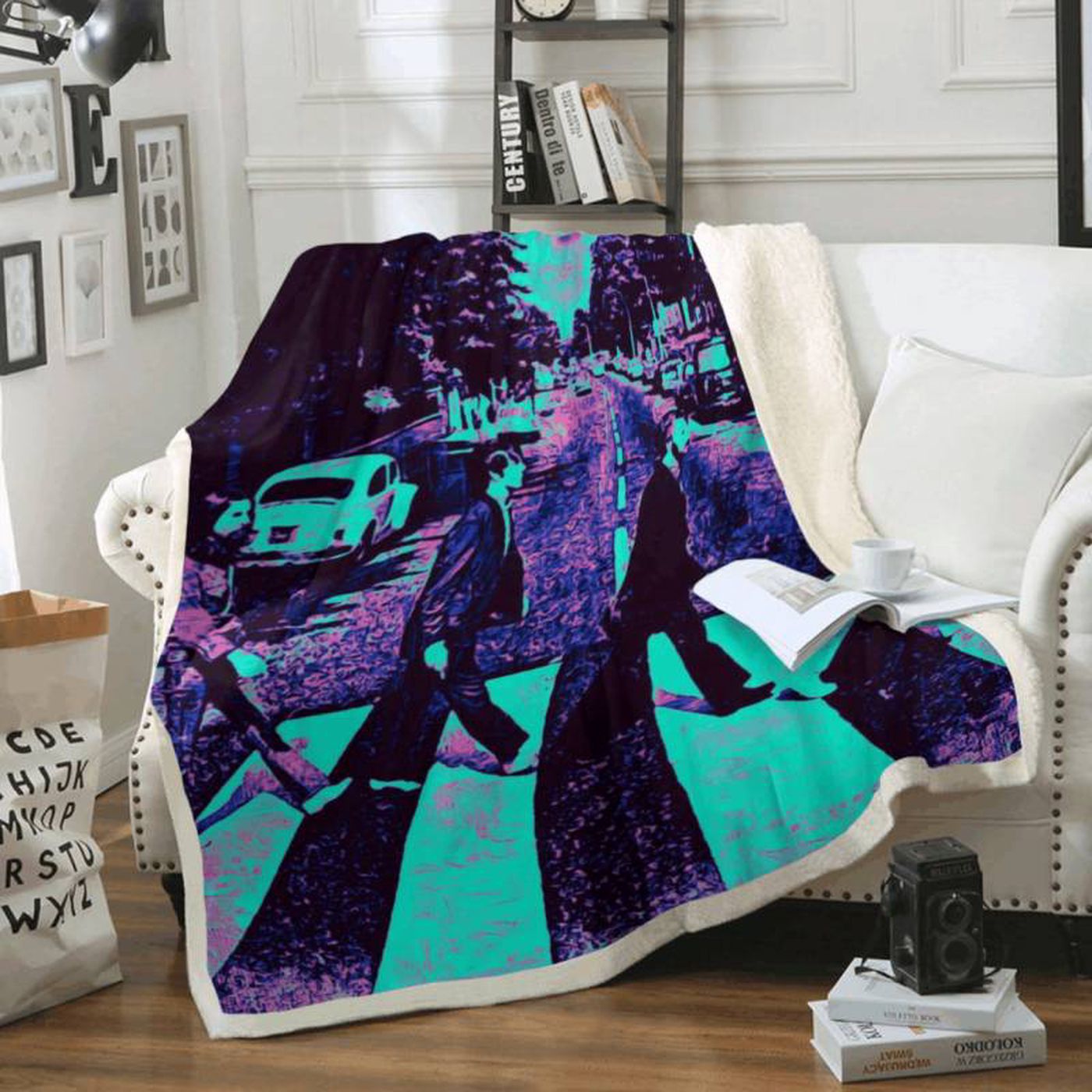 The Beatles Abbey Road Song Art Fleece Blanket: Cozy Up with Iconic Music Memorabilia