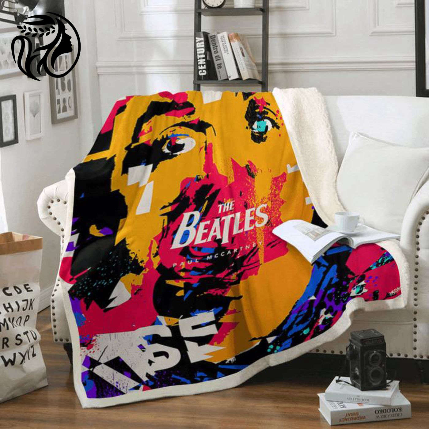 Cozy Beatles Paul McCartney Art Songs Fleece Blanket – Perfect for Fans!