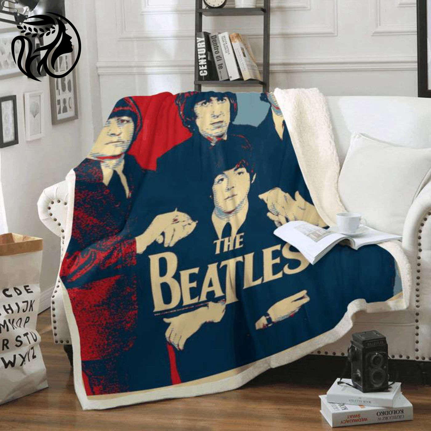 The Beatles Pop Art Fleece Blanket – Legendary Rock Band Merchandise