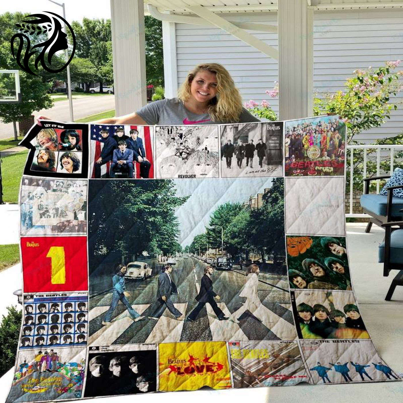 Beatles Quilt Blanket 01178: Cozy Up with Iconic Band Memorabilia!