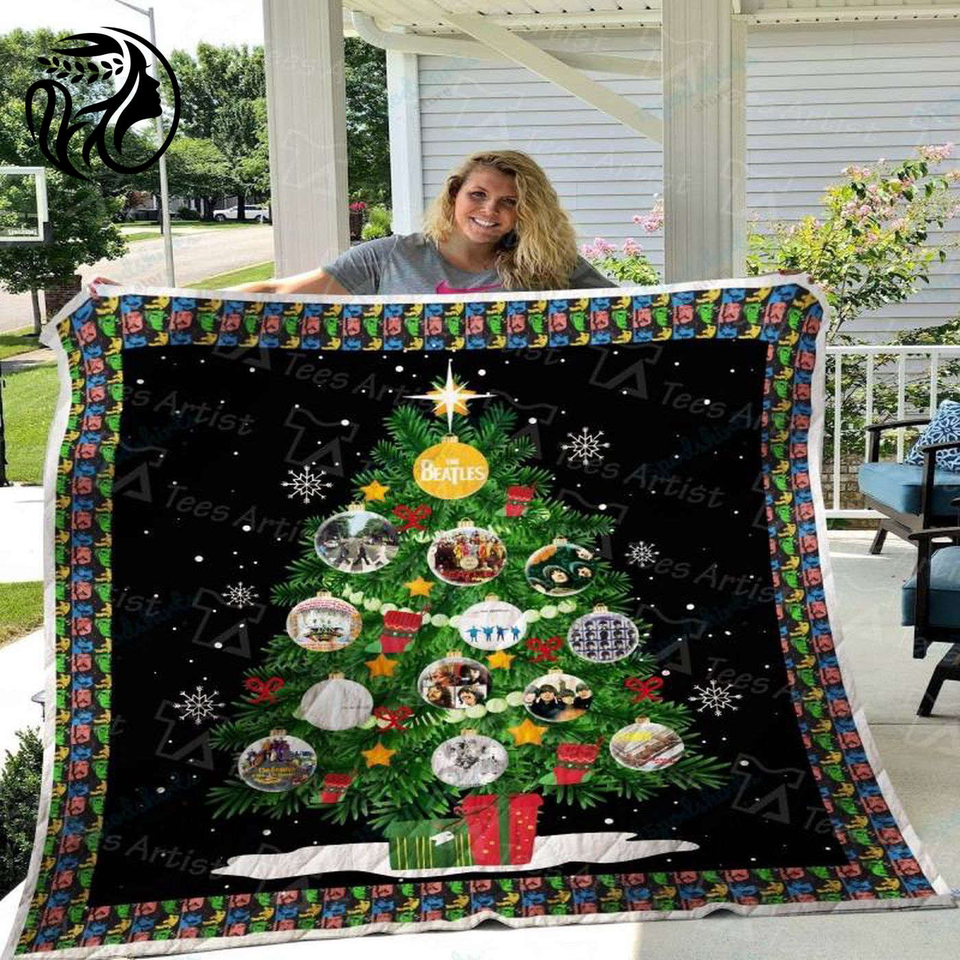 The Beatles Quilt Blanket 01444: Cozy Up with Iconic Band Memorabilia!