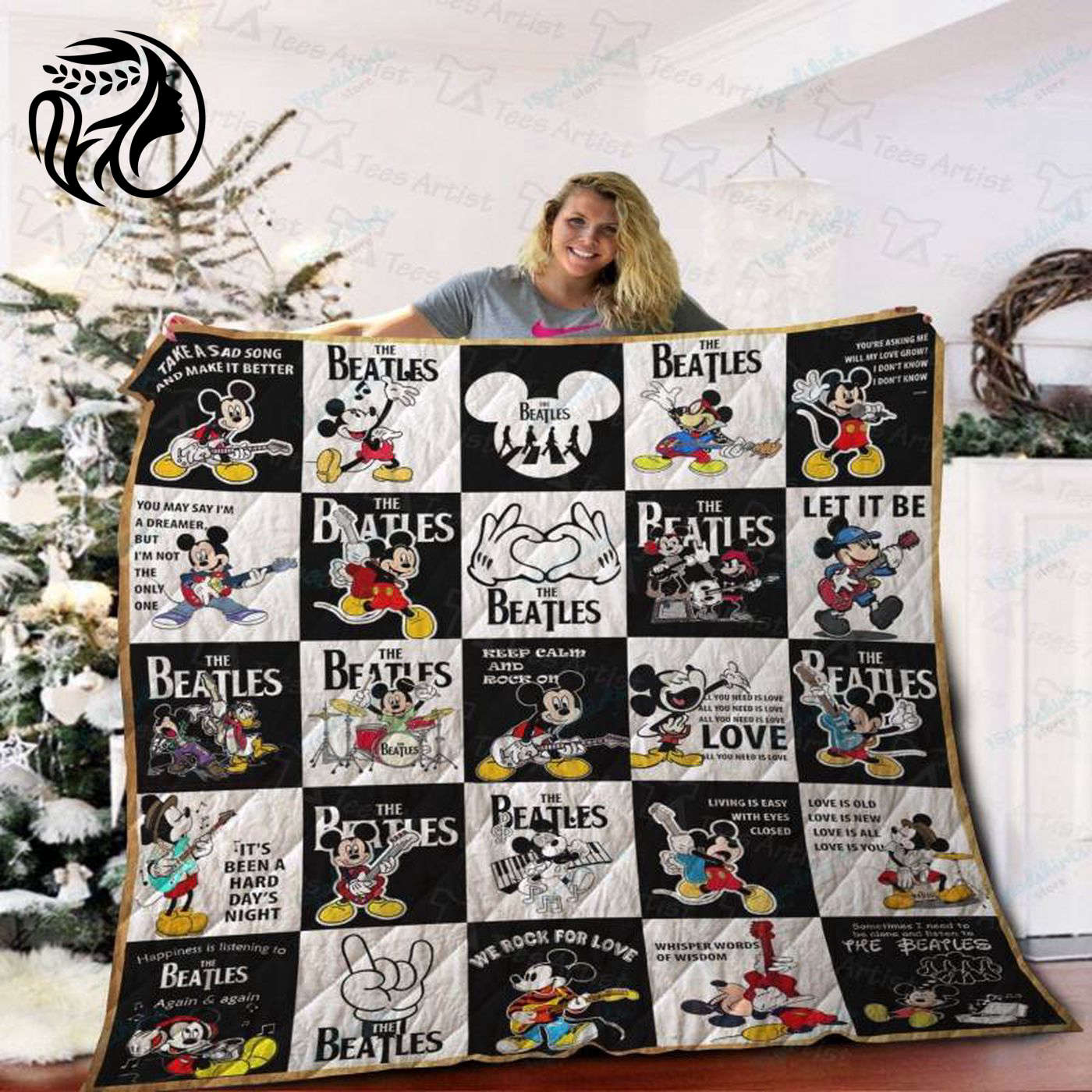 Get Cozy with The Beatles Quilt Blanket 01996 – Iconic Music Inspired Bedding for Ultimate Comfort!
