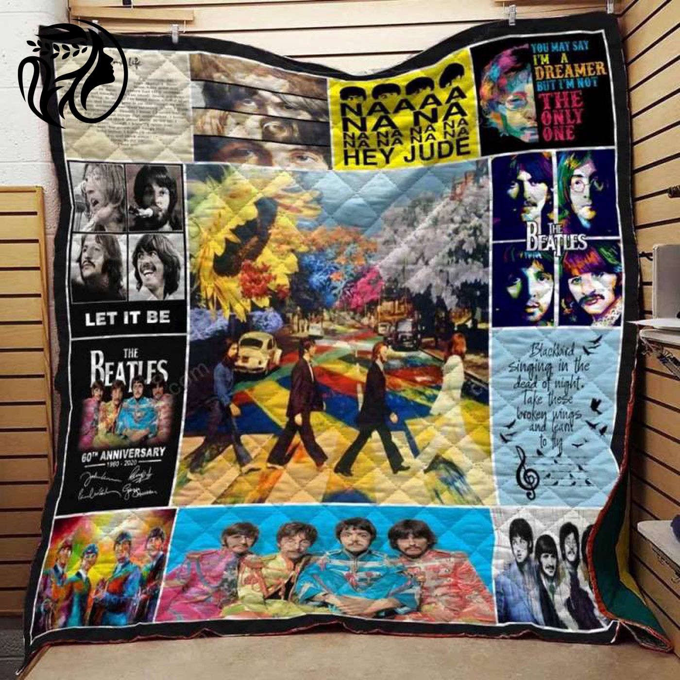 The Beatles Quote Blanket TH10072019: Cozy Quilt for Music Lovers