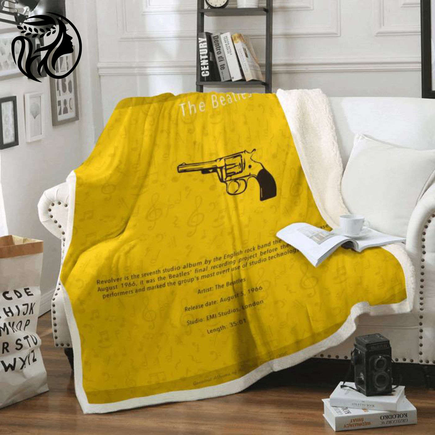 The Beatles Revolver Fleece Blanket: A Cozy Tribute to Their Iconic Seventh Album Songs