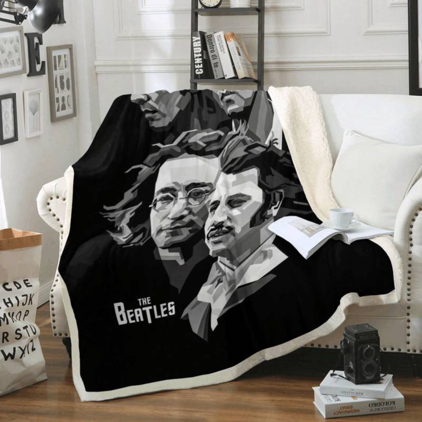 The Beatles Rock Band Art Fleece Blanket: A Must-Have for Beatles Lovers – Shop Now!
