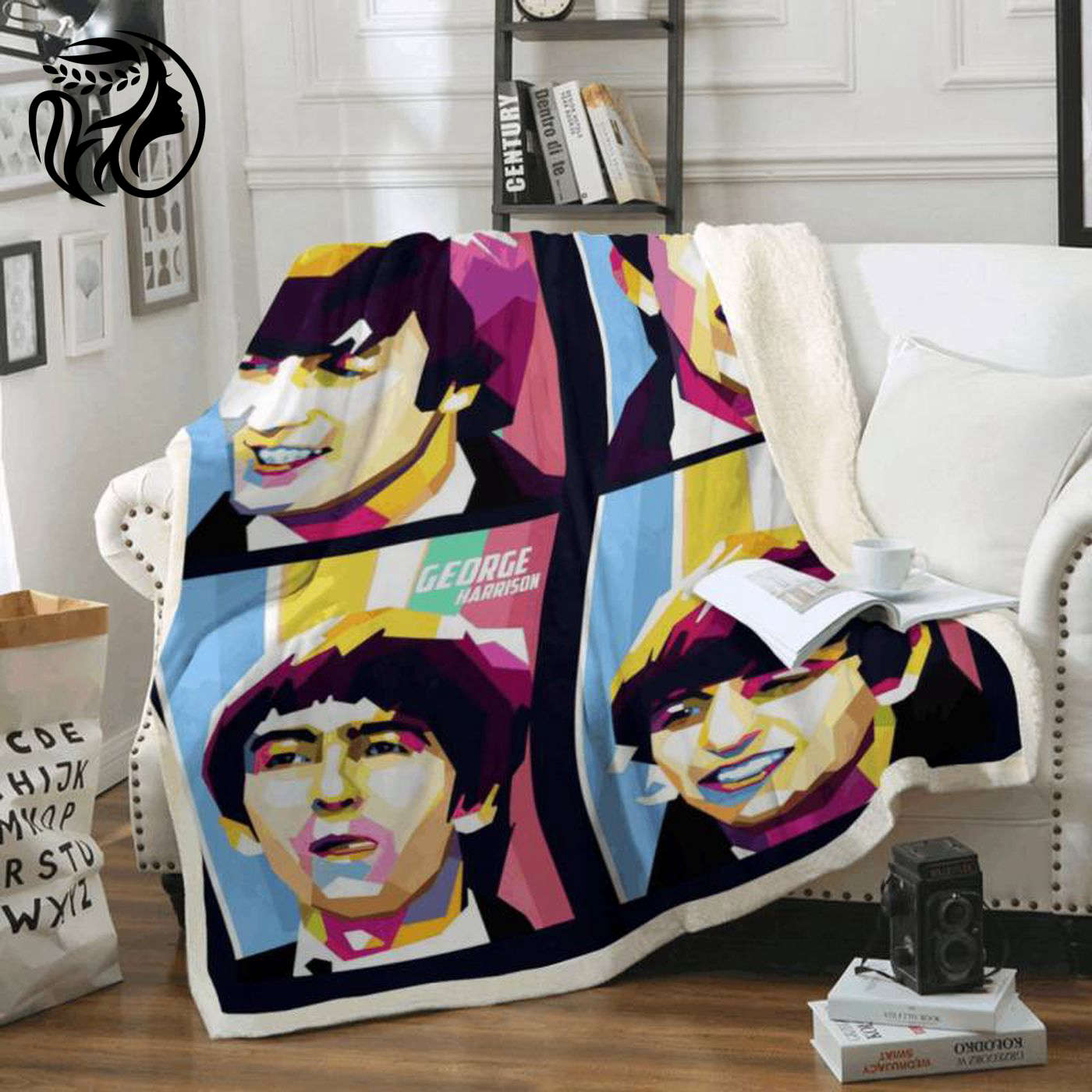 The Beatles Rock Band Fleece Blanket: Perfect for Beatles Lovers!