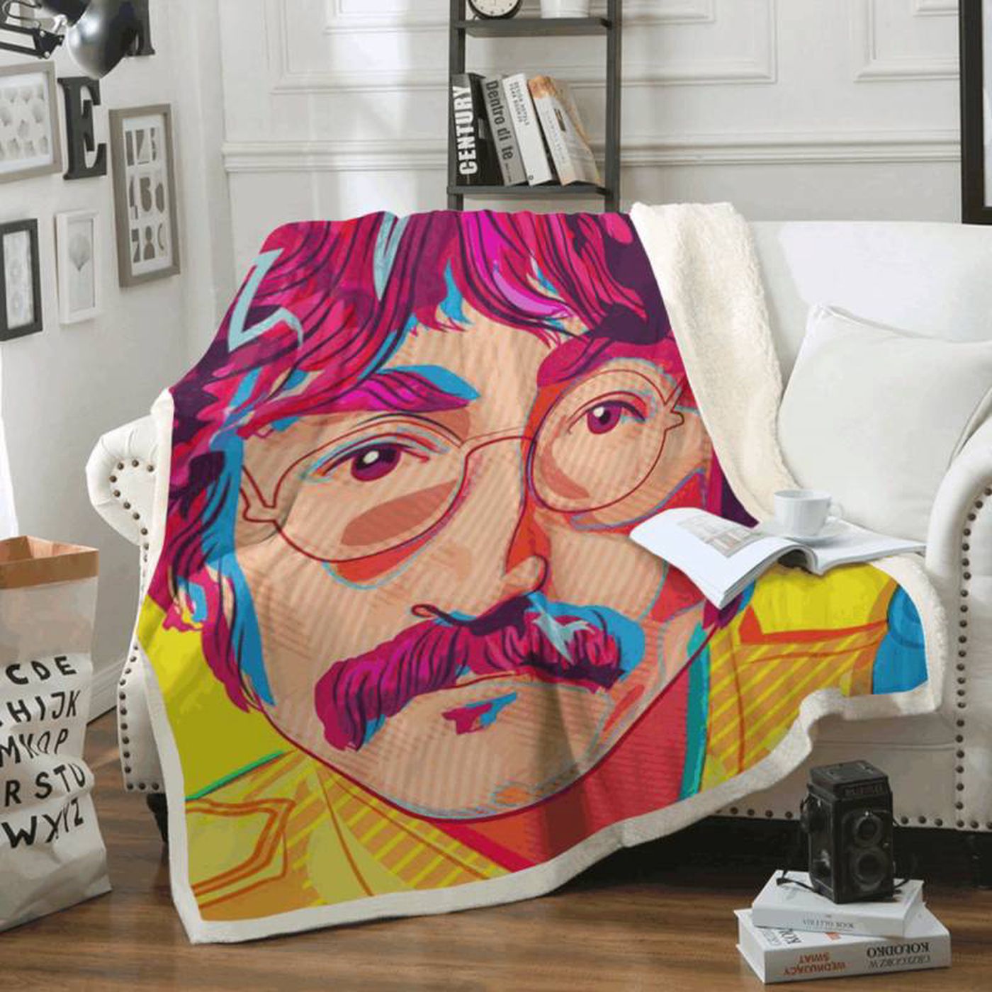 Cozy up with The Beatles Sgt Pepper’s Fleece Blanket – A Must-Have for Fans!