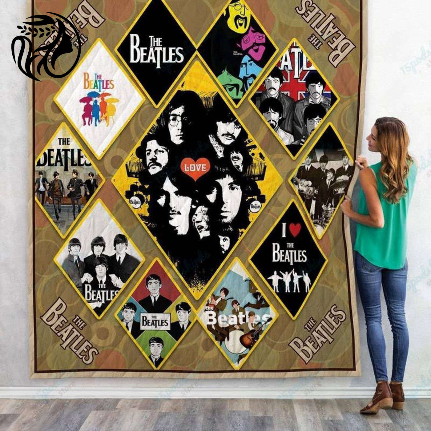 Experience the Iconic Beatles Special Quilt Blanket: A Nostalgic Tribute for Every Fan!