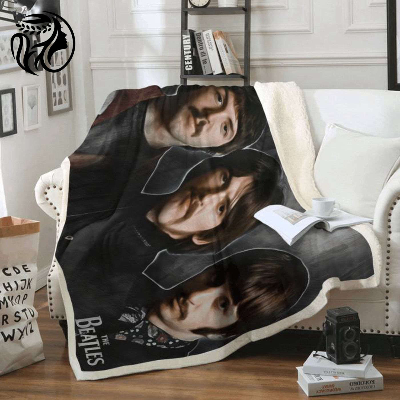 Beatles Strawberry Fields Forever Fleece Blanket – Iconic Album Art for Music Lovers