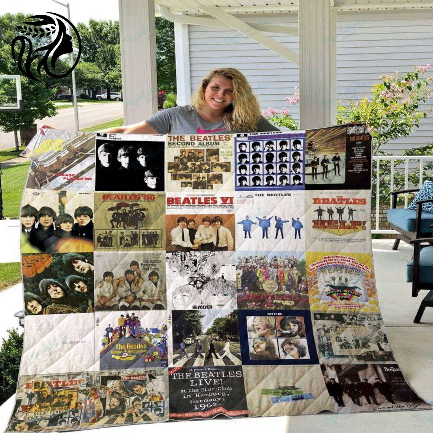 The Beatles Style Gift Quilt Blanket: Cozy Up with Iconic Band-Inspired Design!