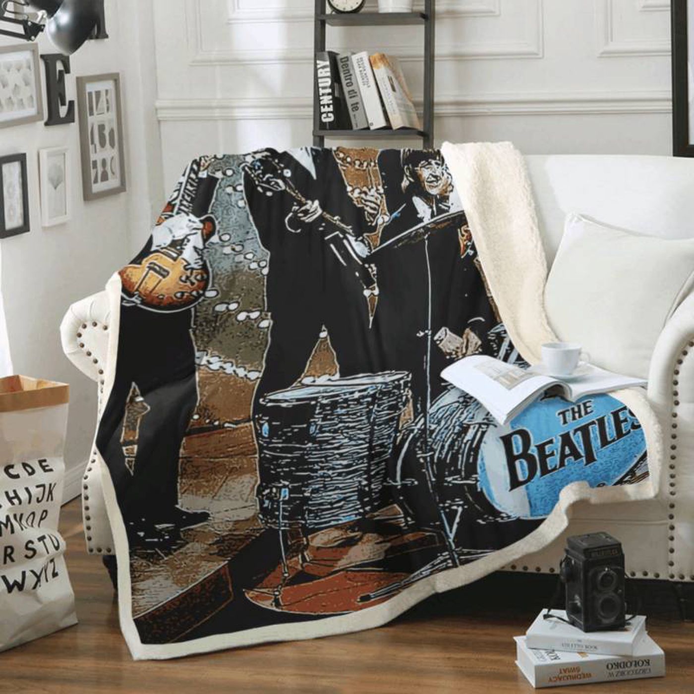 The Beatles English Fleece Blanket: Legendary Band Merchandise for Ultimate Comfort