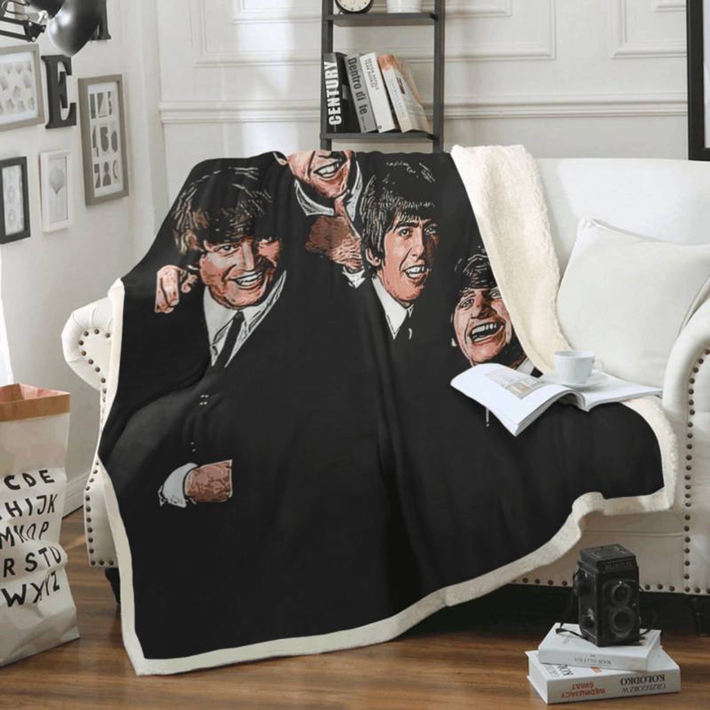 The Beatles The Legend Music Fleece Blanket: Cozy Tribute to Iconic Band The Beatles The Legend Music Fleece Blanket: Cozy Tribute to Iconic Band