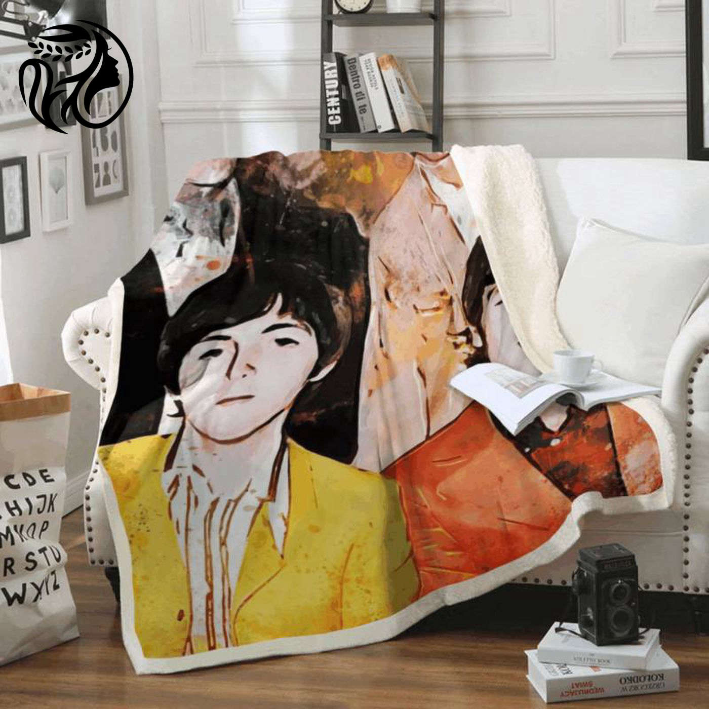 The Beatles While My Guitar Gently Weeps Fleece Blanket: Iconic Album Art to Warm Your Soul