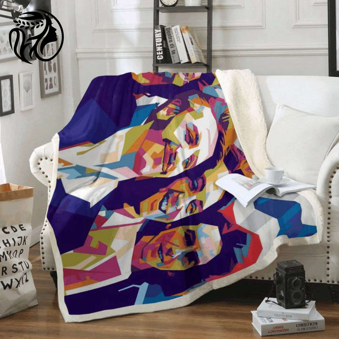 The Beatles While My Guitar Gently Weeps Fleece Blanket – Song Art for Ultimate Comfort!