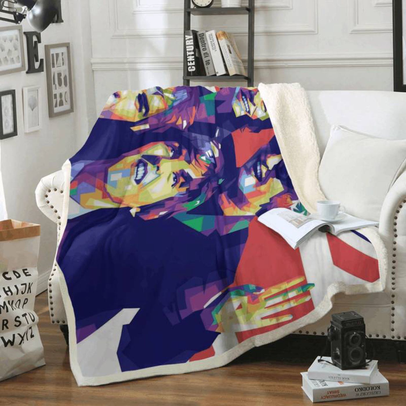 The Beatless Popart Fleece Blanket: A Must-Have for Beatles Lovers!