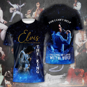 The King Elvis Presley Can’t Help Falling In Love 3D All Over Print Hoodie , Sweatshirt T-Shirts
