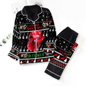 The Rolling Stones Button Down Pajamas Set –  Gift for Women – Christmas Gift