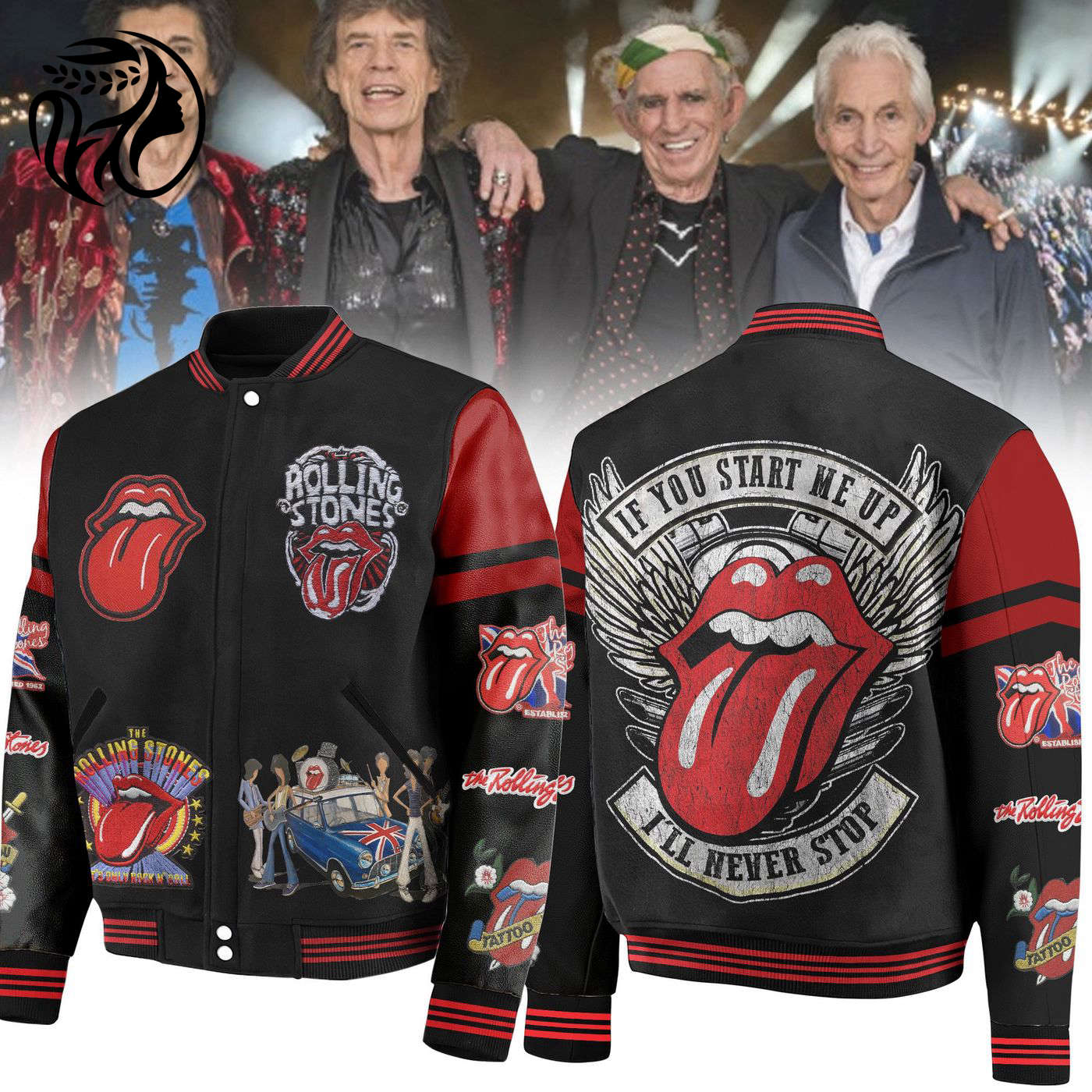 The Rolling Stones New Premium Baseball Jacket Gift For Fan