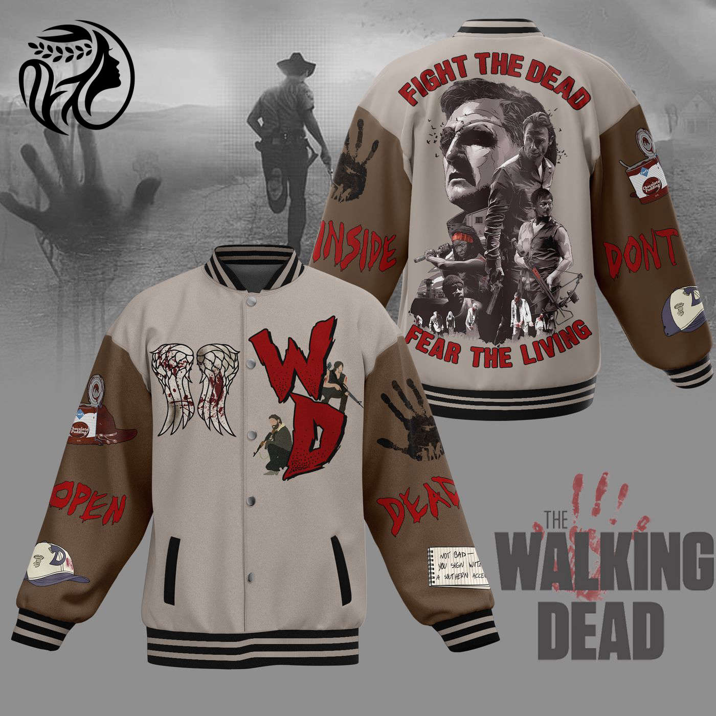 The Walking Dead New Premium Baseball Jacket  - Gift for Women For Fan