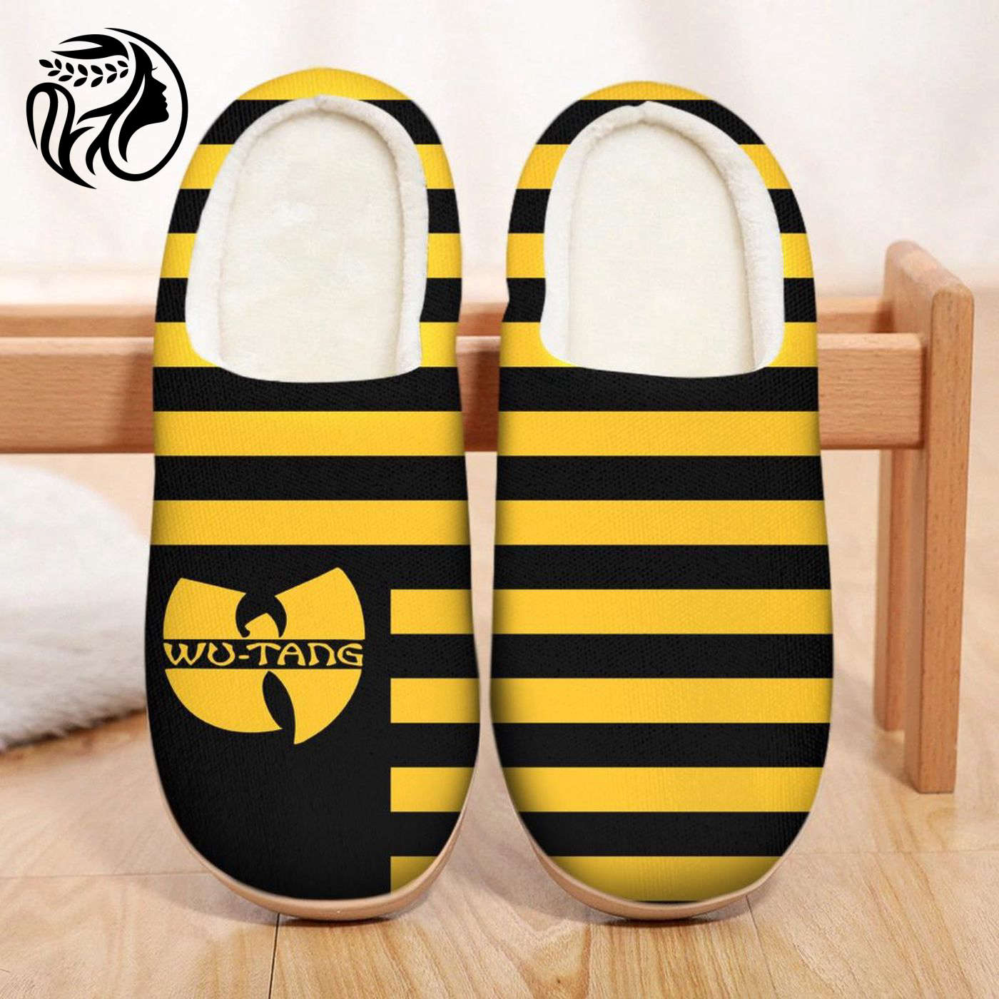 Wu-tang Logo Horizontal Stripes Slipper