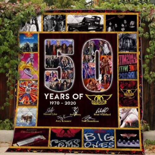 New Aerosmith Years 3D Quilt Blanket – Cozy Fleece Blanket for Ultimate Comfort